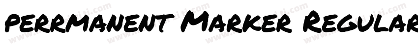 perrmanent Marker Regular字体转换